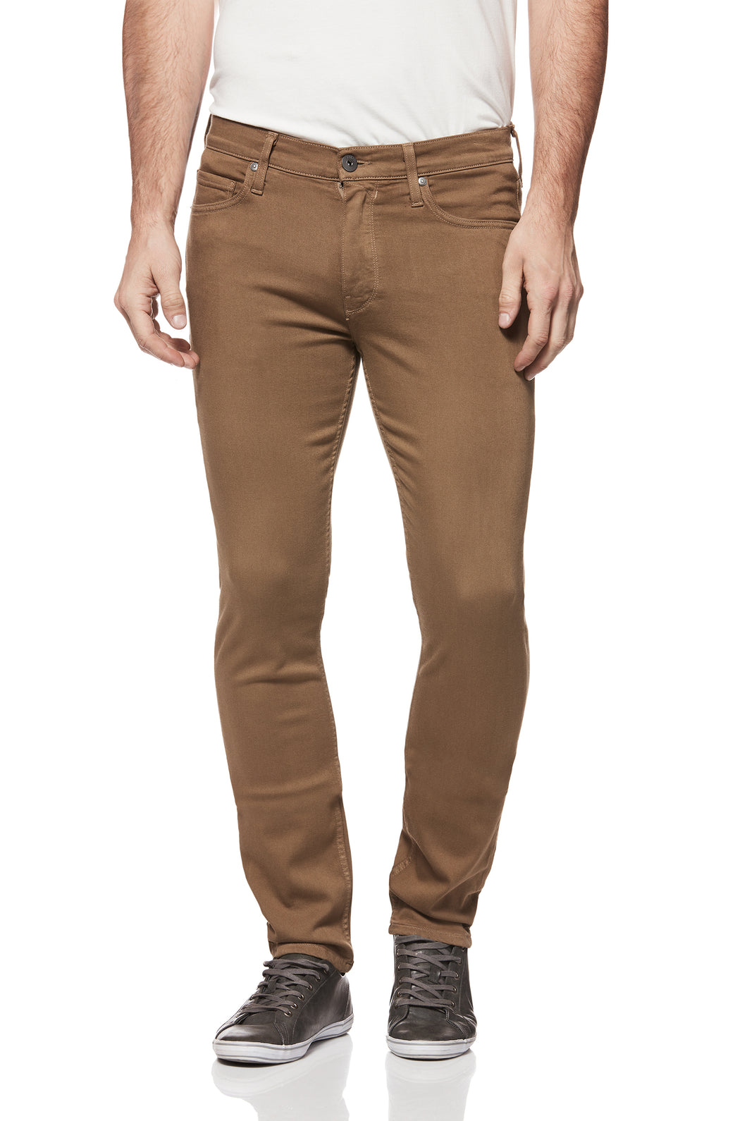 Paige Denim in Federal Model Color laurel Tan