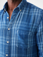 Load image into Gallery viewer, Faherty Men&#39;s Tony Doublecloth Shirt in Indigo Mist
