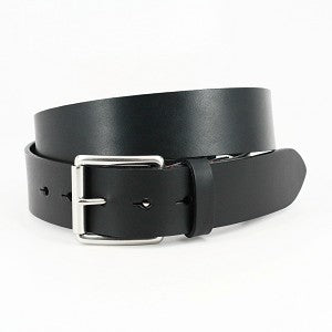 Torino Belts Hand Burnished Bridle Leather Color: Black