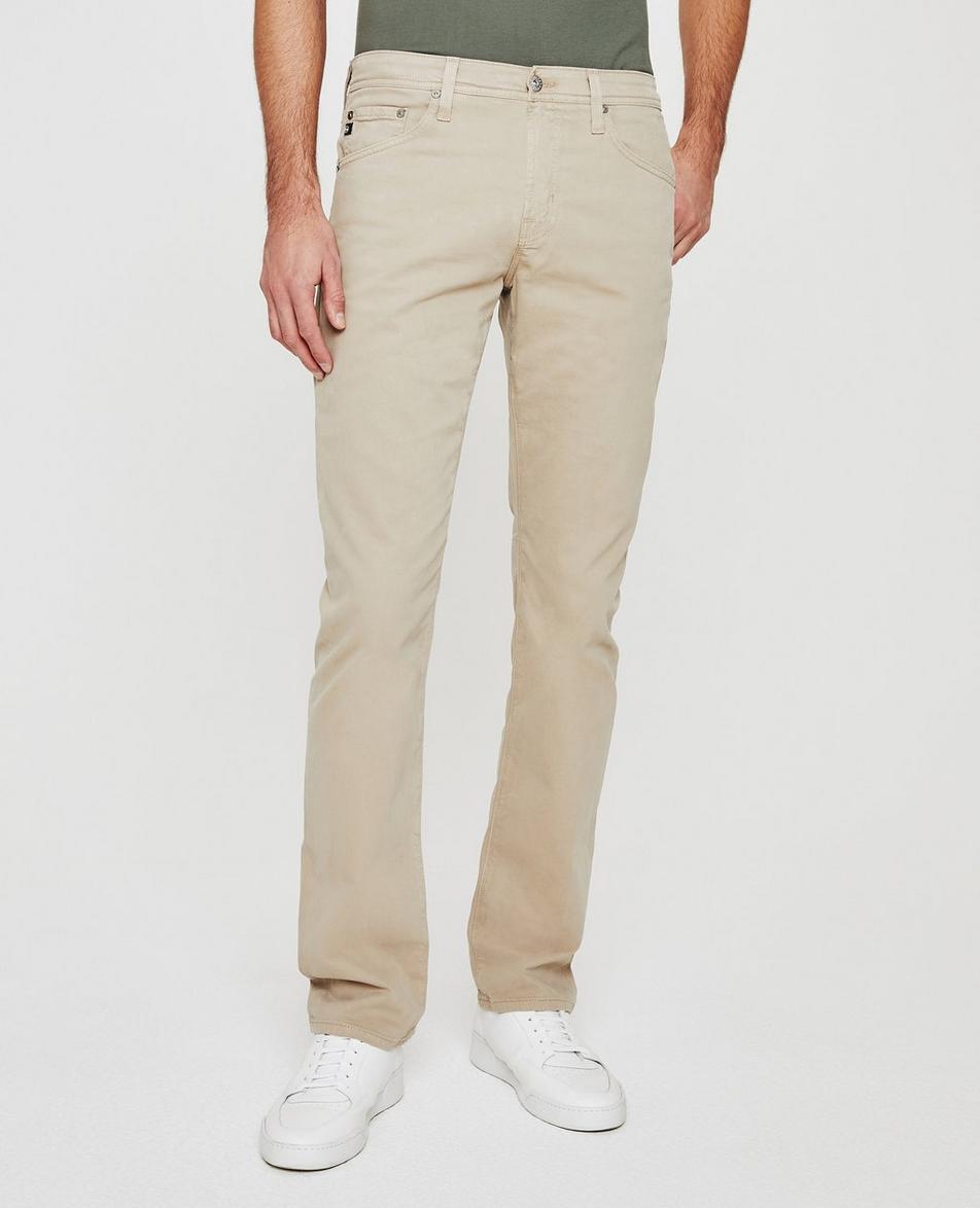 AG Men's Everett Sueded Sateen in Latte