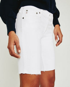 AG Women's Nikki Short in Classic White